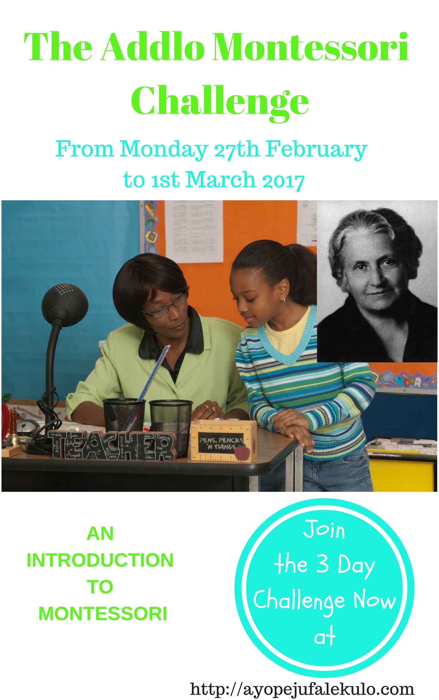 The 3 Day Addlo Montessori Challenge